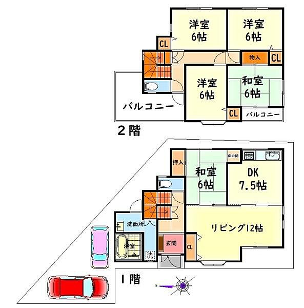 間取り：327001643983