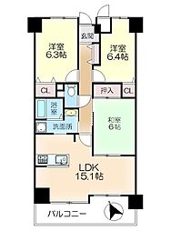 間取図画像 3LDK