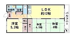 サンハイツ和泉砂川 3LDKの間取図画像