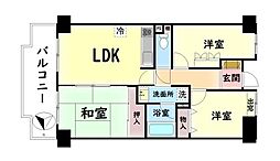 ライオンズマンション和泉上町 3LDKの間取図画像