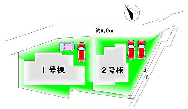 全2棟・カースペース2台分♪