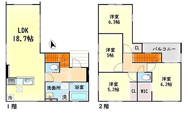間取りを拡大表示