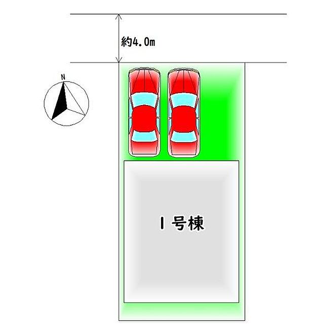 限定1棟・カースペース2台分(車種による)♪