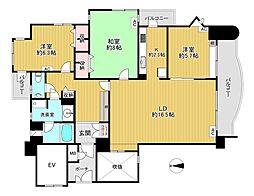 間取図画像 3LDK