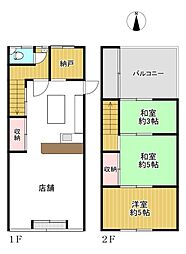 東住吉区湯里5丁目 店舗付きテラスハウス