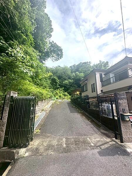 【前面道路】セカンドハウスにもおすすめの自然豊かな住環境です。