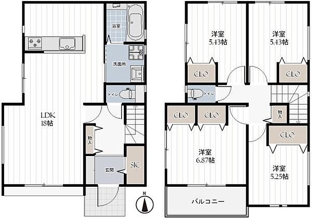 専有面積：98.53平米　間取り:4LDK！