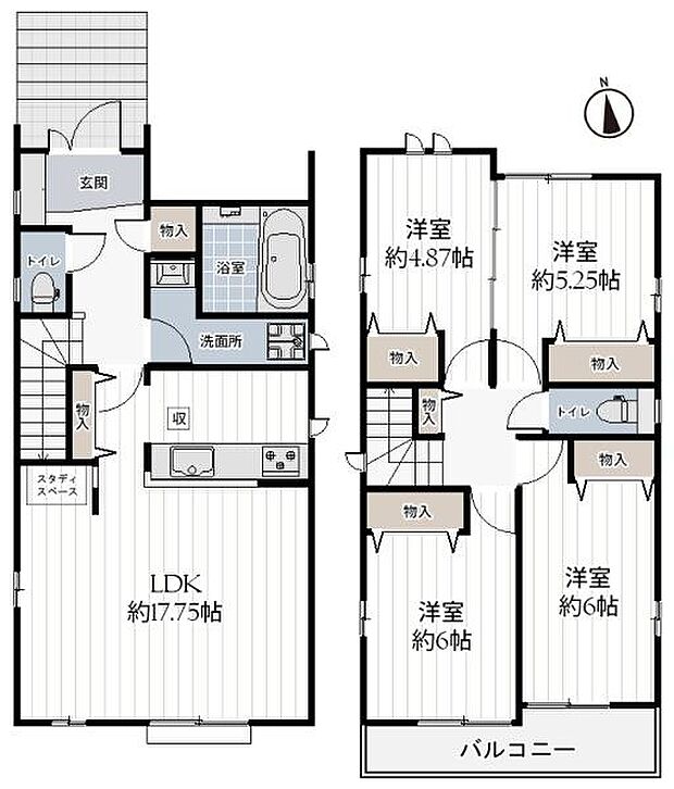 専有面積：95.92平米　間取り:4LDK！