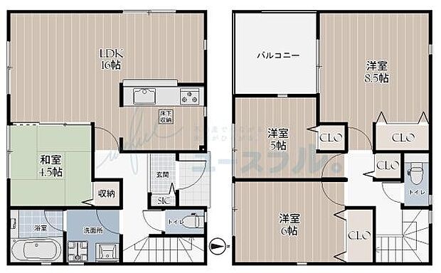 専有面積:100.44平米 間取り:4LDK!