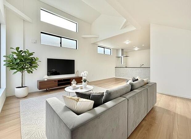 【家具配置イメージ画像】ラグやソファで雰囲気を変えたりいろんなアレンジが楽しめます！