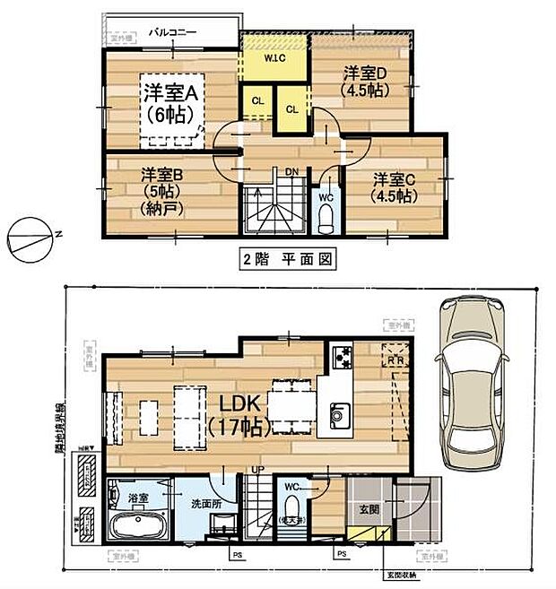 専有面積:87.77平米　間取り:3SLDK！