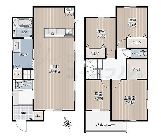 専有面積:100.61平米 間取り:4LDK!