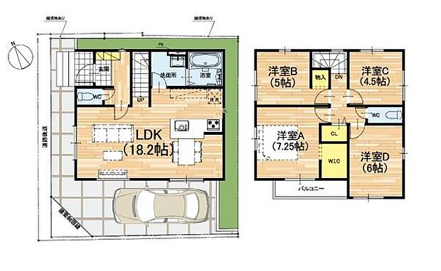 専有面積:93.56平米　間取り:4LDK！