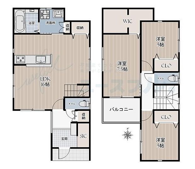 専有面積:9108平米　間取り:3LDK！