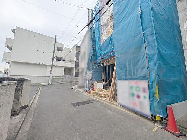 全面道路：幅員約4.19ｍ！前面道路は交通量も少なく、安心してお住まい頂けます!
