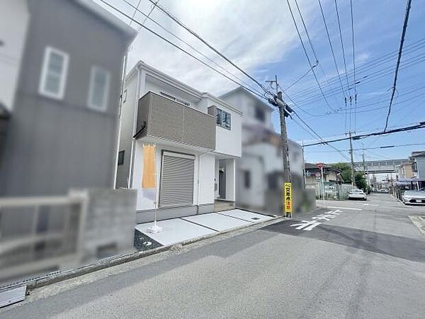 全面道路:幅員約5.42m!前面道路は交通量も少なく、安心してお住まい頂けます!