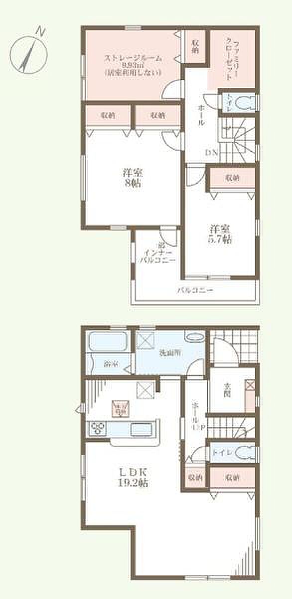 専有面積:106.82平米 間取り:2SLDK!
