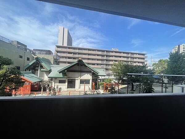 15階建て2階からの景色♪南西向きバルコニー！