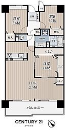 ライオンズマンション金剛 3LDKの間取図画像