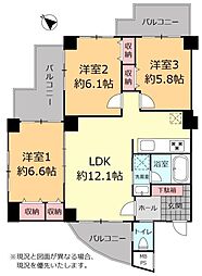 間取図画像 3LDK