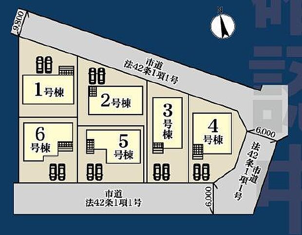 騒音の心配が少ない閑静な立地です！