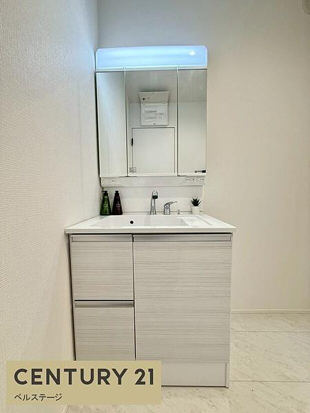 広々した清潔感のある洗面場!