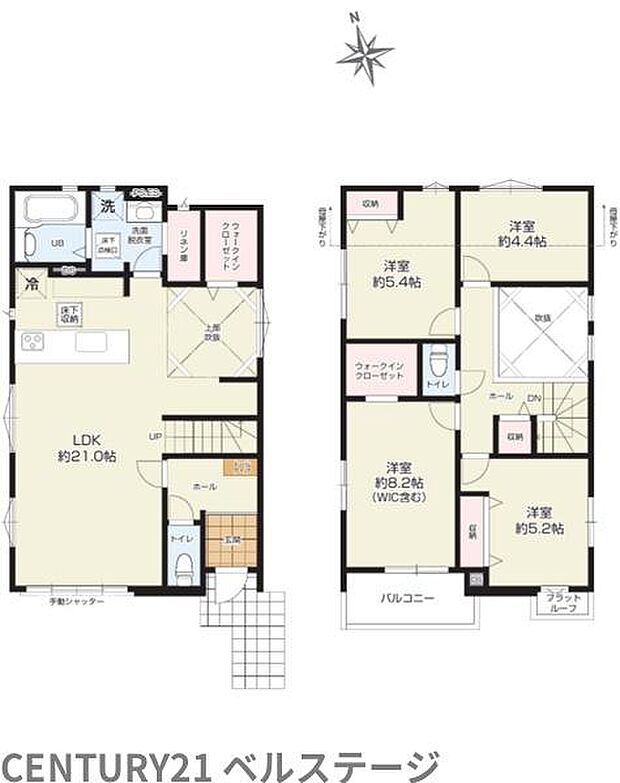 こだわりの間取りで住み心地快適