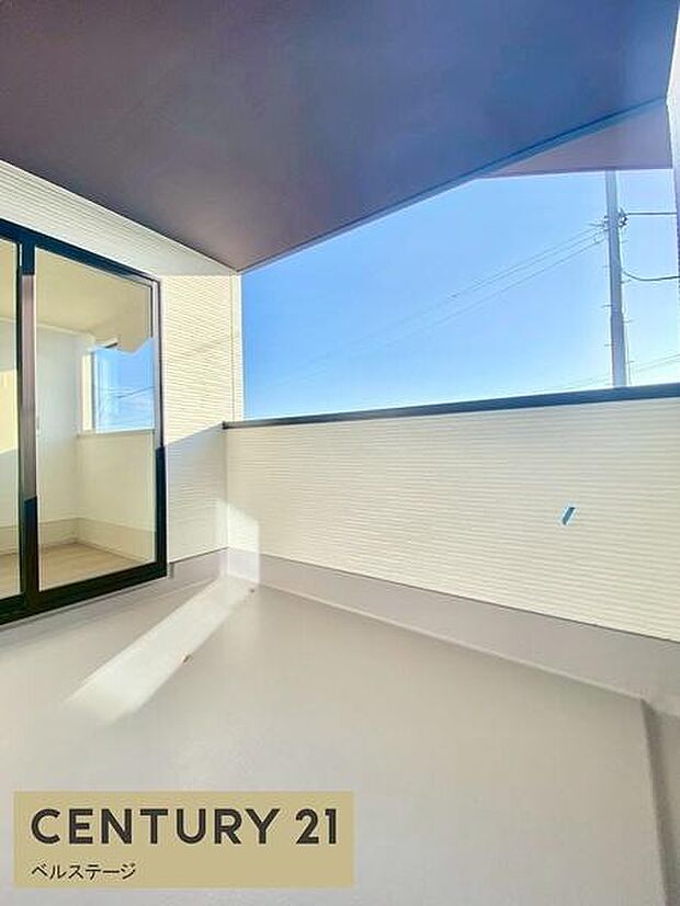 日当たり・通風良好なバルコニー!