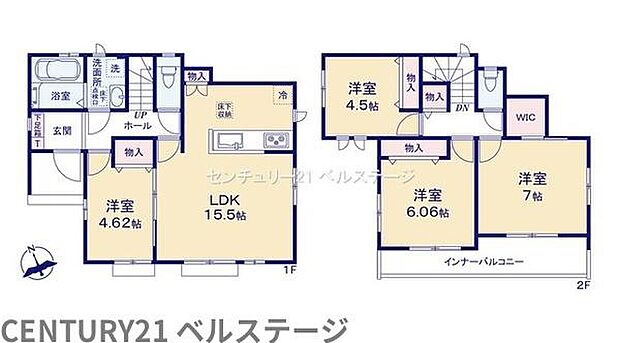 こだわりの間取りで住み心地快適