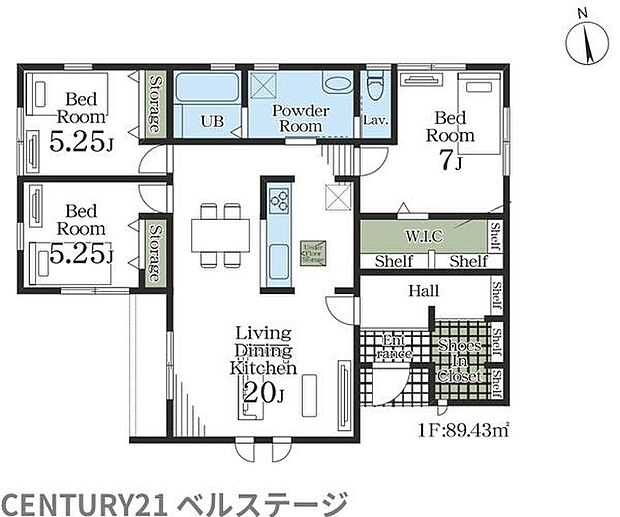こだわりの間取りで住み心地快適