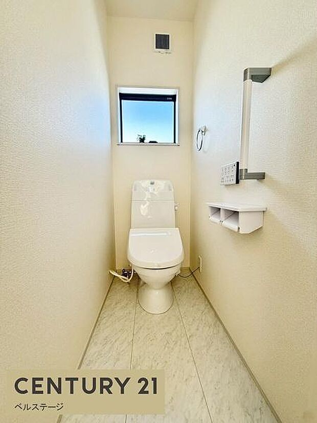 清潔感にこだわった快適なトイレ！