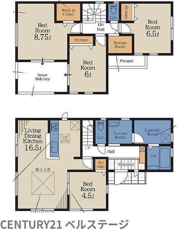 こだわりの設計でのびのび空間