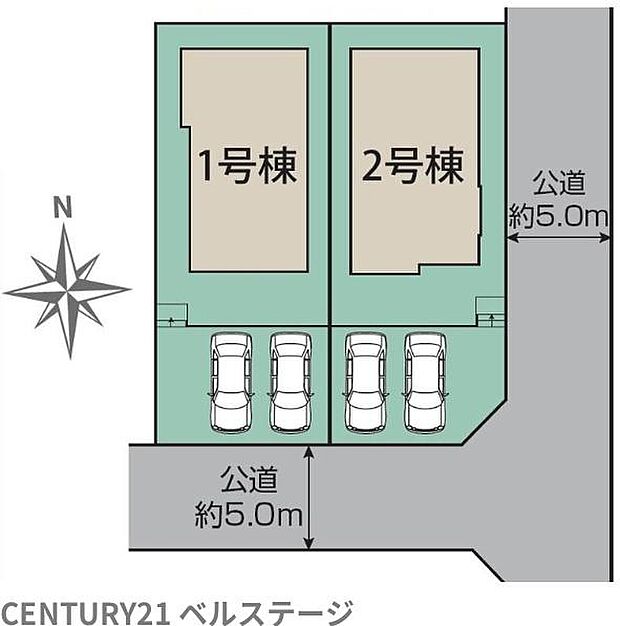 駐車2台可能です!