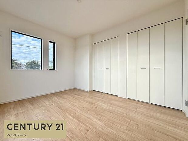 収納も付いた洋室でスッキリ!