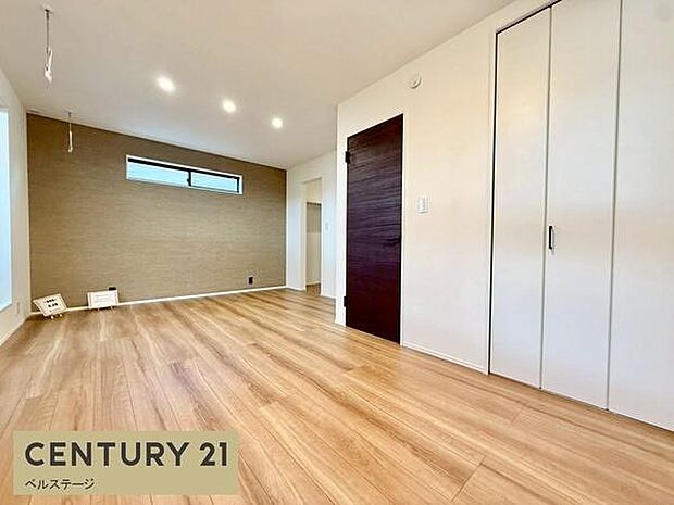 収納も付いた洋室でスッキリ!