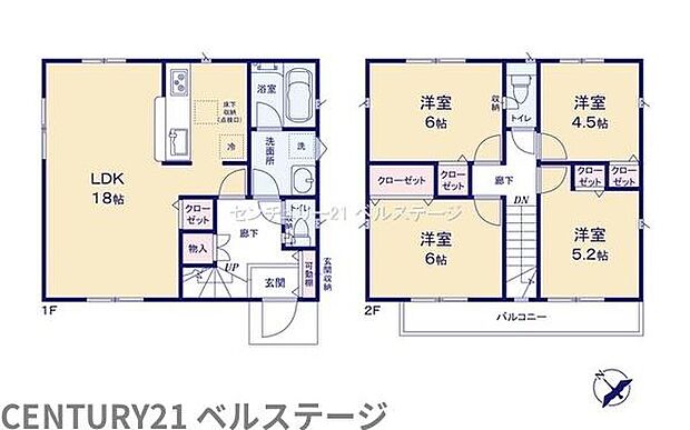 こだわりの間取りで住み心地快適