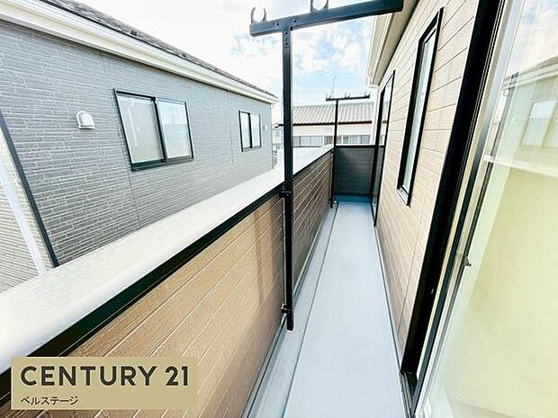 日当たり・通風良好なバルコニー！