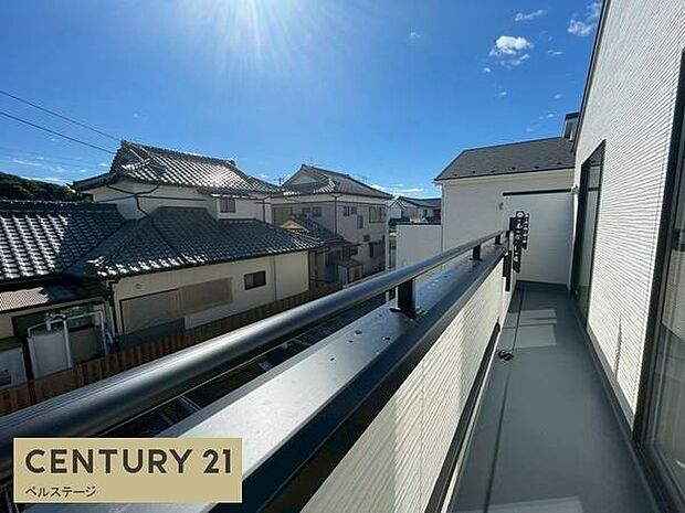 とてもきれいなバルコニーです