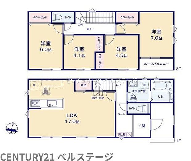 こだわりの間取りで住み心地快適