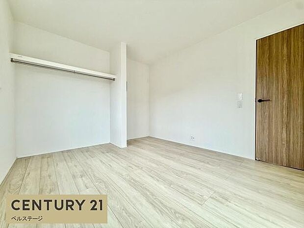 収納も付いた洋室でスッキリ！