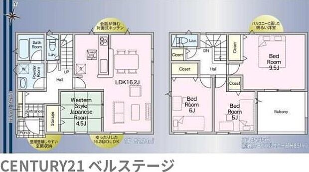 1号棟間取り図になります！
