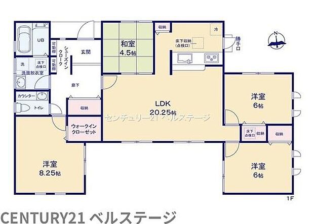 1号棟間取り図になります!