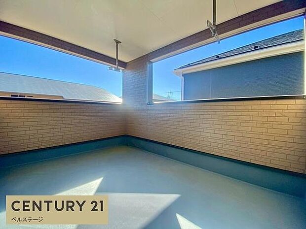 とてもきれいなバルコニーです