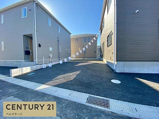 ゆとりのある駐車スペース！