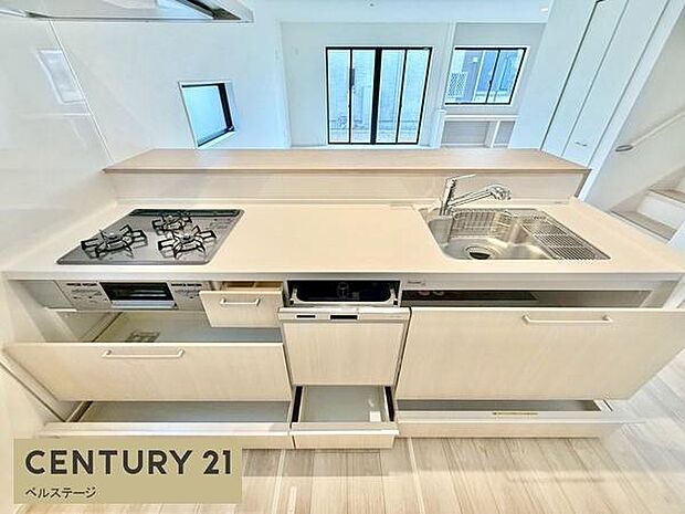 食洗機付きでお皿洗い楽々!!