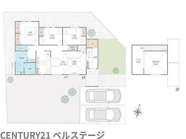 こだわりの間取りで住み心地快適