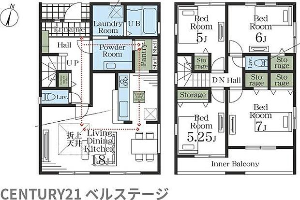 1号棟間取り図になります！