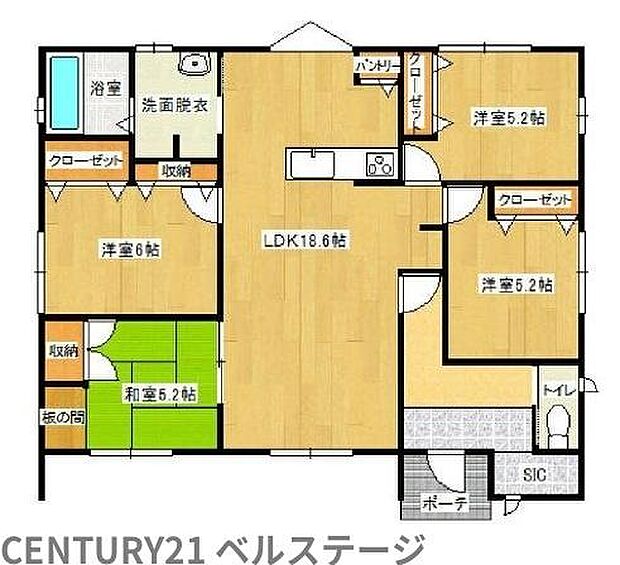 こだわりの間取りで住み心地快適