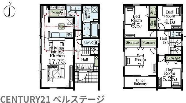 こだわりの間取りで住み心地快適