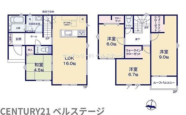 こだわりの間取りで住み心地快適